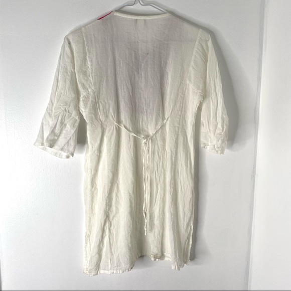 Delfina Made In Italy Cotton Paisley Tunic - Picture 6 of 8